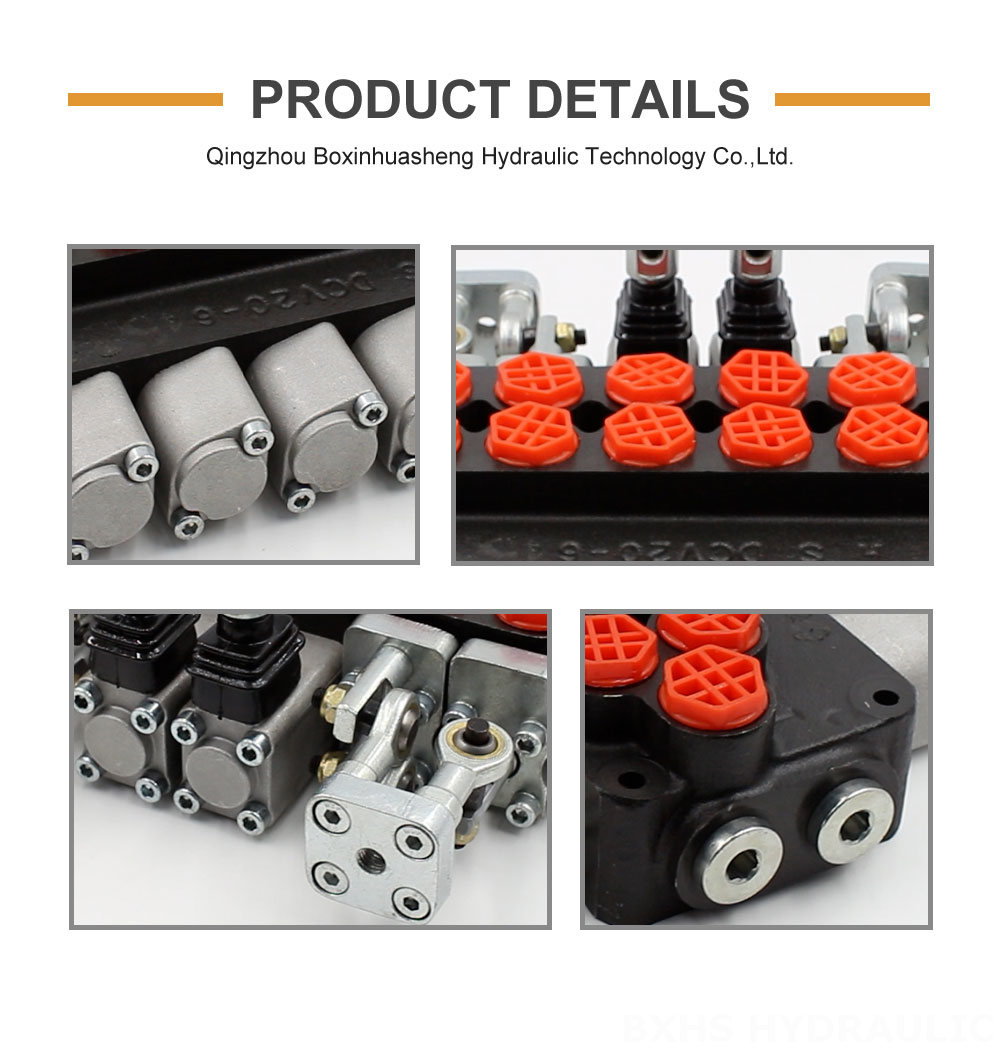 Monoblock Directional Valve with 6 Spools | Factory Direct & Customizable detailed image